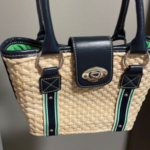 Never been used Chaps straw bag